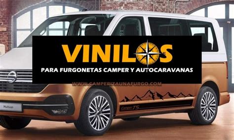 Vinilos y pegatinas para furgos y autocaravanas.